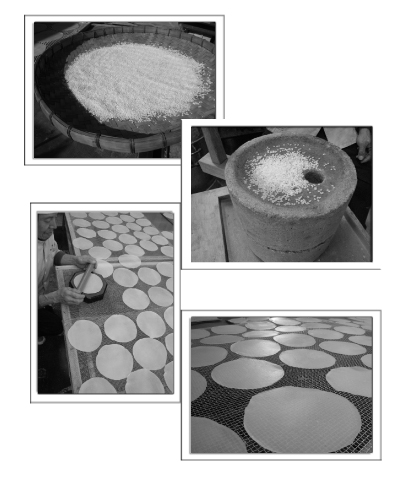 米せんぺい白黒